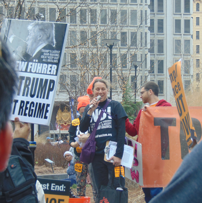 One of the organizers, 11 Jan