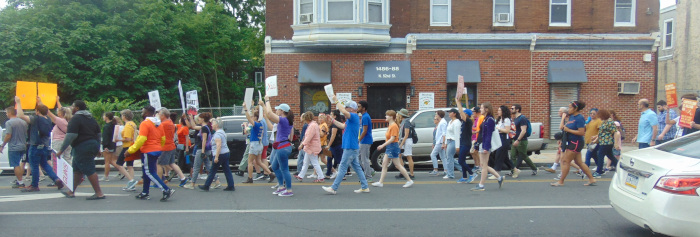 marching to Wyalusing Park