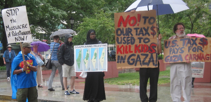 rally for gaza